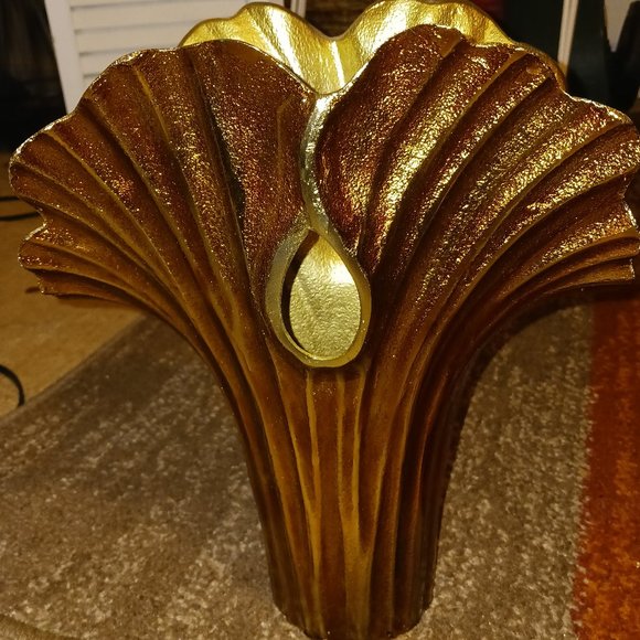 Enamel Ginko biloba dry vase - Picture 1 of 1